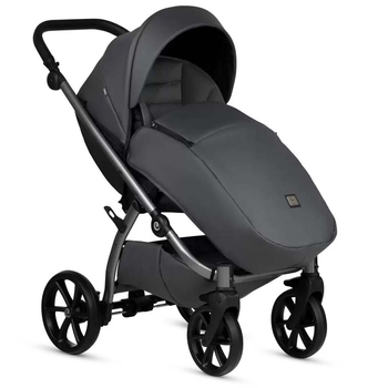Универсальная коляска 2 в 1 Tutis UNO 5+ Leather collection Licorice - Pampik - 4