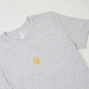 Футболка Garnamama Ukraine t-shirt чол вышивка L муж Серый (972974.1266125) - Pampik - 3
