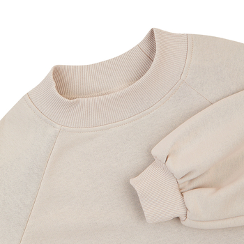 Світшот Garnamama Sweatshirt girl 134 Бежевый (972795.1330682) - Pampik - 3