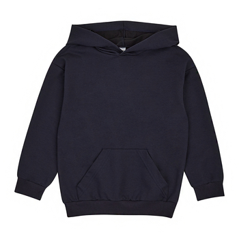Худі Garnamama Basic Hoodie 2-х нитка 122 Синий (1045642.1140889) - Pampik