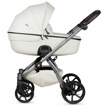 Универсальная коляска 2 в 1 Tutis UNO 5+ Leather collection Black Sesame - Pampik - 3