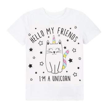 Футболка Garnamama Neon t-shirt, р.116, білий (978308.1333932) - Pampik