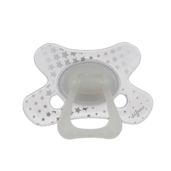 Пустушка силіконова Difrax Natural Night, симетрична, 20+ міс. (GL803) - Pampik