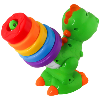 Двомовна розвиваюча іграшка Kiddi Smart Динозаврик Квіткограй, укр/англ (4279T-KS) - Pampik - 5