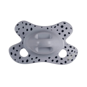 Пустушка силіконова Difrax Natural Newborn Stone Dots, симетрична, 0+ міс. (113 Stone_dots) - Pampik