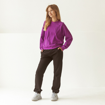 Світшот Garnamama Basic Sweatshirt 122 Фиолетовый (937871.1295562) - Pampik - 2