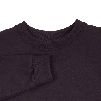 Світшот Garnamama Basic Sweatshirt 2-х нитка 128 Чорний (947300.1303601) - Pampik - 6