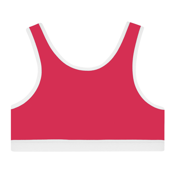 Ліф Garnamama Basic crop tops1 2-pack 98-104 Розовый Красный (816935.1171552) - Pampik - 6