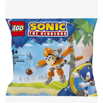 Конструктор LEGO Sonic Кокосова атака Кікі, 42 деталі (30676) - Pampik
