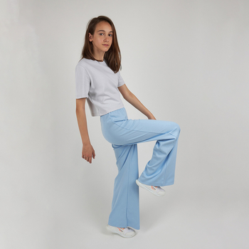 Штани-палаццо Garnamama Lasting palazzo pants summer 176 Блакитний (996939.1353393) - Pampik