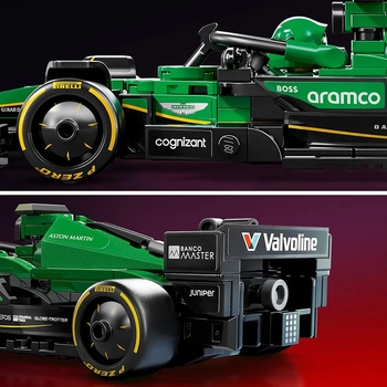 Конструктор LEGO Speed Champions Автомобиль для гонки Aston Martin Aramco F1 AMR24, 269 деталей (77245) - Pampik - 9