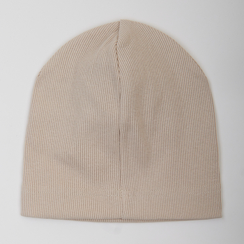 Шапка Garnamama Lasting hat Рубчик 58-60 Бежевый (1021537.1386382) - Pampik - 2