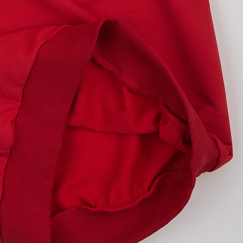 Худі Garnamama Basic Hoodie 2-х нитка +наклейка модне дитинство 110 Красный (1049185.1416156) - Pampik - 6