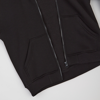 Спортивна кофта Garnamama Oversize sport zip на молнии с капюшоном 134-140 Черный (1043363.1408201) - Pampik - 2