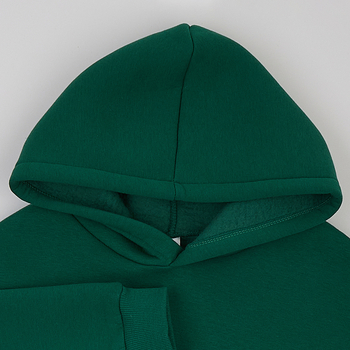 Худі на флісі Garnamama Basic Hoodie soft принт 122 Зеленый (1039815.13978820) - Pampik - 3