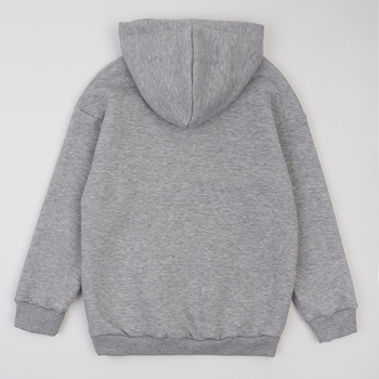 Худі на флісі Garnamama Basic Hoodie soft 134 Серый (1031540.1235336) - Pampik - 2