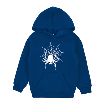 Худі на флісі Garnamama Basic Hoodie soft принт 122 Синий (1039775.13978815) - Pampik - 5