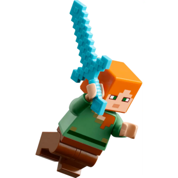 Конструктор LEGO Minecraft Бой в пещере с зарослями, 40 деталей (30705) - Pampik - 2