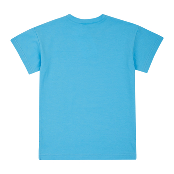 Футболка Garnamama Summer 2024 t-shirt oversize без кишені 146-152 Голубой (1001924.1353422) - Pampik - 2