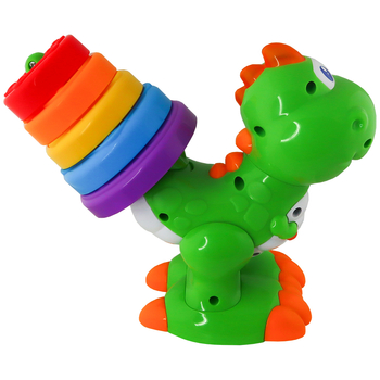 Двомовна розвиваюча іграшка Kiddi Smart Динозаврик Квіткограй, укр/англ (4279T-KS) - Pampik - 6