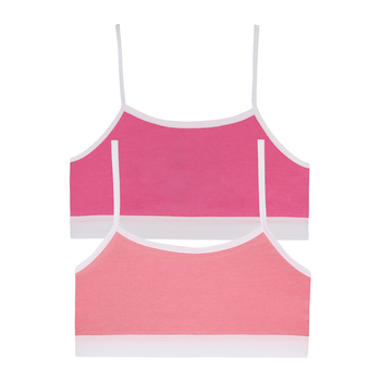 Ліф Garnamama Basic crop tops 2-pack 98-104 Розовый (816933.1171543) - Pampik - 2
