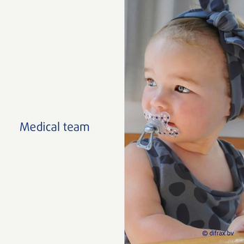 Пустушка силіконова Difrax Dental Honey, ортодонтична, 18+ міс. (342 Honey) - Pampik - 4