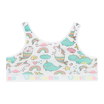 Ліф Garnamama Unicorn Crop Tops elastic 158-164 Белый (776670.1116832) - Pampik - 2