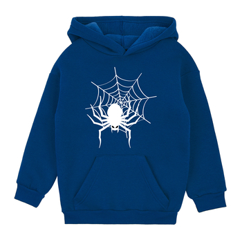 Худі на флісі Garnamama Basic Hoodie soft принт 122 Синий (1039775.13978815) - Pampik