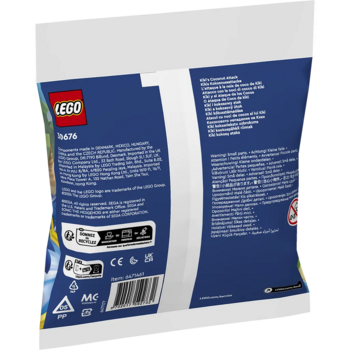 Конструктор LEGO Sonic Кокосова атака Кікі, 42 деталі (30676) - Pampik - 4