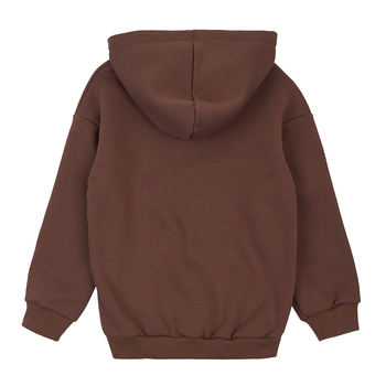 Худі на флісі Garnamama Basic Hoodie soft 170 Коричневий (1034935.1235338) - Pampik - 2