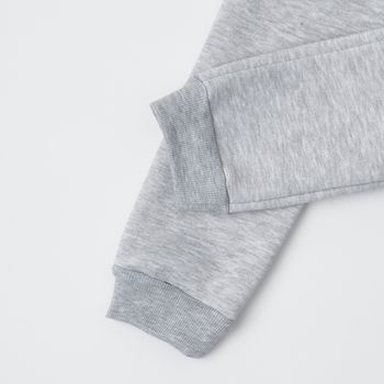 Спортивні штани на флісі Garnamama Basic Pants soft 98 Серый (657221.904261) - Pampik - 3