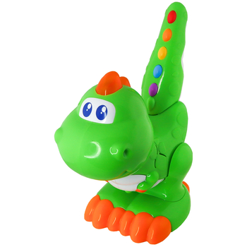 Двомовна розвиваюча іграшка Kiddi Smart Динозаврик Квіткограй, укр/англ (4279T-KS) - Pampik - 7