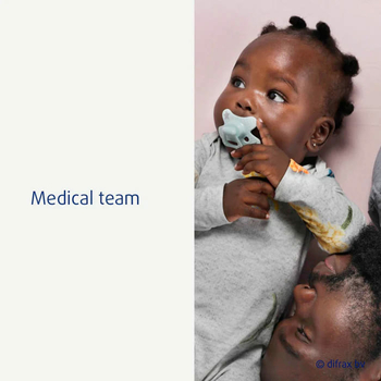 Пустышка силиконовая Difrax Dental Blossom, ортодонтическая, 6+ мес. (800 Blossom) - Pampik - 5