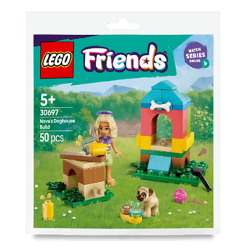 Конструктор LEGO Friends Модель собачьей будки от Нови, 50 деталей (30697) - Pampik