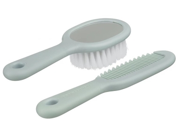 Набір для догляду за волоссям Bebe Confort Brush and Comb Lovely Donkey: гребінець + щітка з дзеркальцем (3106209800) - Pampik - 2