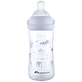 Бутылочка для кормления Bebe Confort Emotion Physio Urban Garden, 270 мл, белый (3102209120) - Pampik