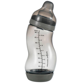 Антиколиковая бутылочка Difrax S-bottle Wide, с силиконовой соской, 310 мл, Clay (707 Clay) - Pampik - 2