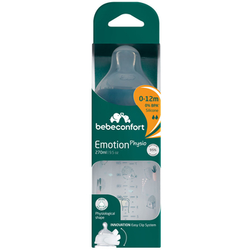 Бутылочка для кормления Bebe Confort Emotion Physio Urban Garden, 270 мл, темно-синий (3102209130) - Pampik - 2