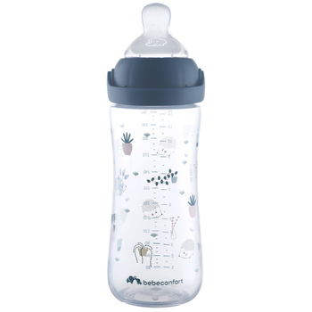 Бутылочка для кормления Bebe Confort Emotion Physio Urban Garden, 360 мл, темно-синий (3102209170) - Pampik