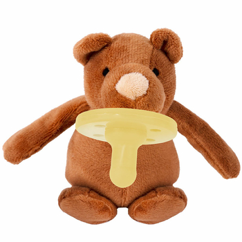 Пустушка силіконова з м'якою іграшкою MinikOiOi Sleep Buddy Moi, 0+ міс. (101010008) - Pampik