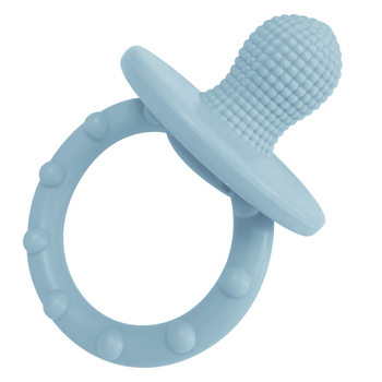 Пустышка силиконовая 100% MinikOiOi Basics Gumy Mineral Blue, 3 м+ (101220003) - Pampik