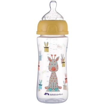 Пляшечка для годування Bebe Confort EMO PP, 360 мл, 6+ міс, жовтий (3102202030) - Pampik - 2