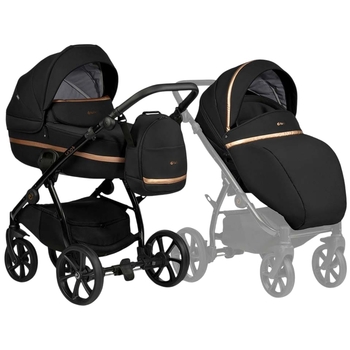 Універсальна коляска 2 в 1 Tutis UNO 3+ Black Edition Copper - Pampik