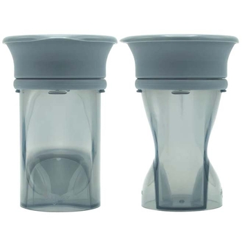 Чашка непроливайка Difrax 360°, 250 мл, Stone (1012 Stone) - Pampik - 2