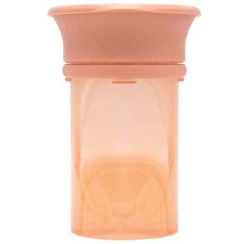 Чашка непроливайка Difrax 360°, 250 мл, Peach (1012 Peach) - Pampik