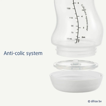 Антиколиковая бутылочка с силиконовой соской Difrax Variflow 1-2-3, 250 мл, Natural (712) - Pampik - 5