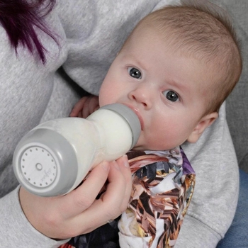 Антиколиковая бутылочка с силиконовой соской Difrax Variflow 1-2-3, 250 мл, Natural (712) - Pampik - 8