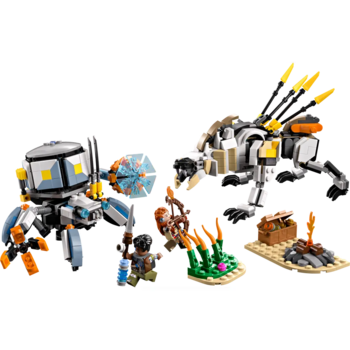 Конструктор LEGO Horizon Adventures Aloy і Varl проти Shell-Walker і Sawtooth, 768 деталей (77037) - Pampik - 5