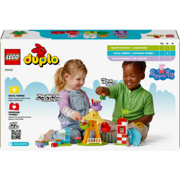 Конструктор LEGO DUPLO Peppa Pig Ярмарка развлечений, 53 деталі (10453) - Pampik - 2