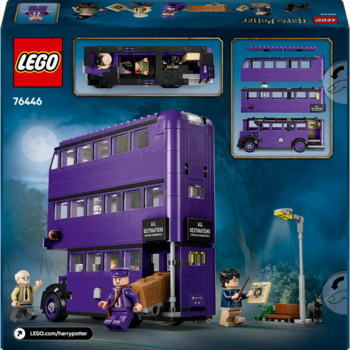 Конструктор LEGO Harry Potter Пригоди на Лицарському автобусі, 499 деталей (76446) - Pampik
